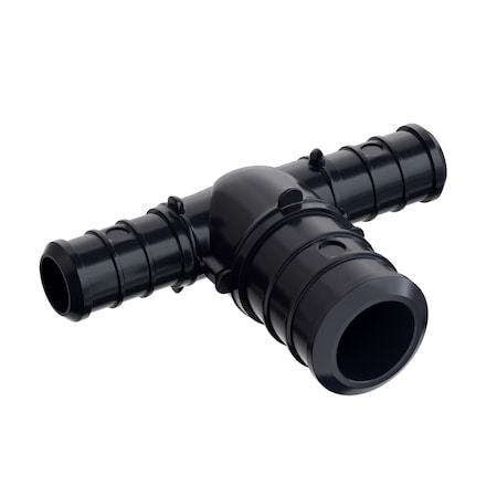 Jones Stephens 1/2in. x 1/2in. x 3/4in. F2159 Poly PEX Reducing Tee C76764